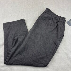 On 34th Women's Plus Size Brushed Relaxed Ankle Pants